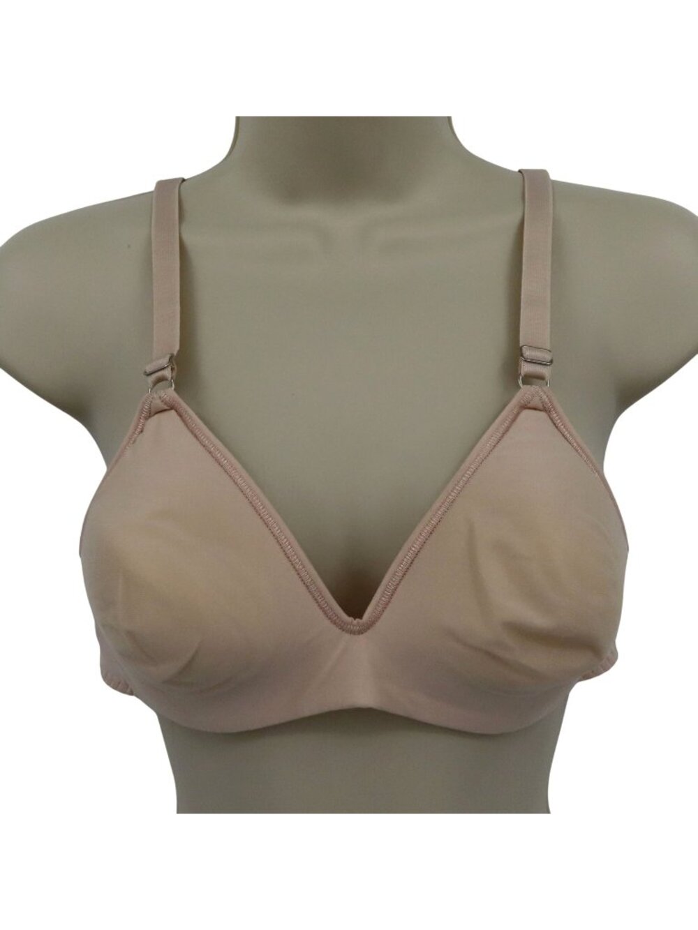 VTG Maidenform 38A All The Time Comfort Bra 9689 Beige Wireless Padded Women NEW
